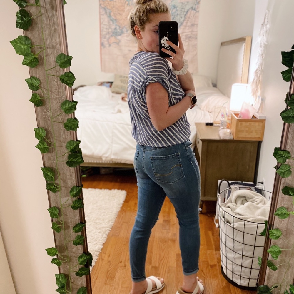 ☼ NWOT distressed skinny jeans - Picture 6 of 14